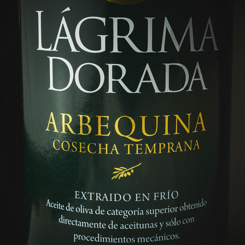 LÁGRIMA DORADA - ARBEQUINA 500ML